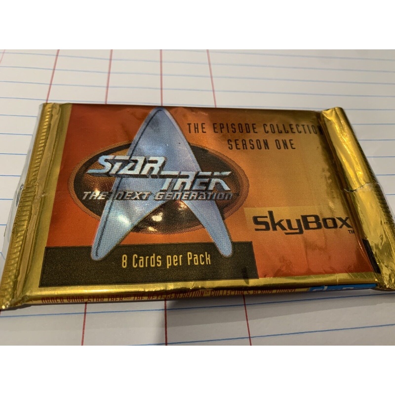 The Star Trek The Next Generation Season 1 8 Cards Sealed 1994 Skybox