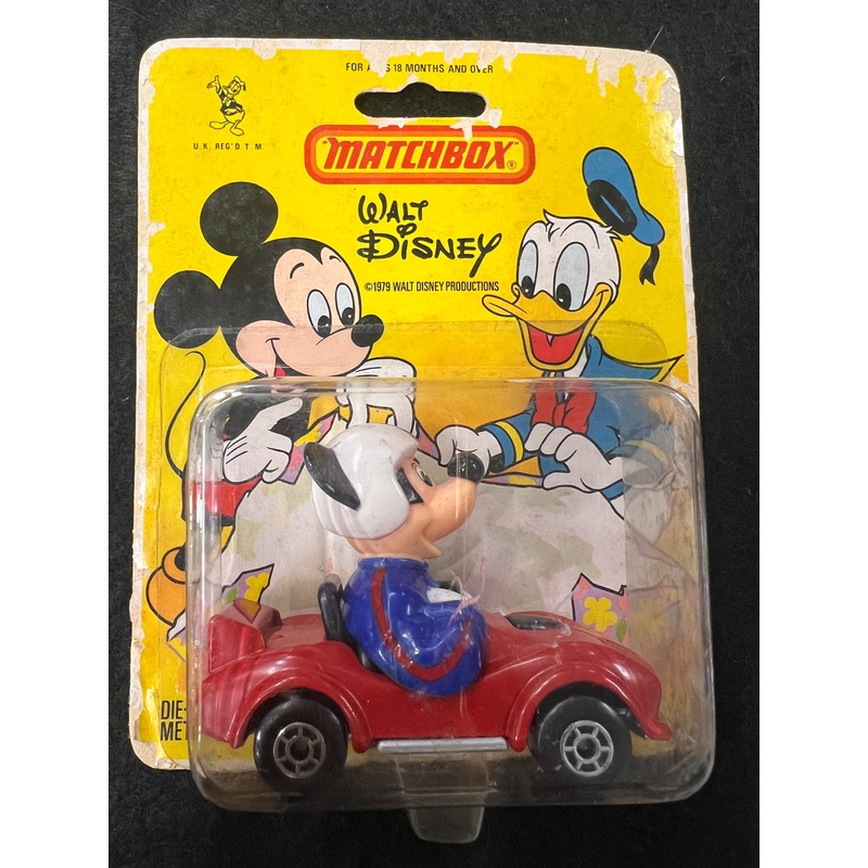 Vtg Matchbox 1980 Walt Disney Series No. 12 Mickey Mouse Corvette