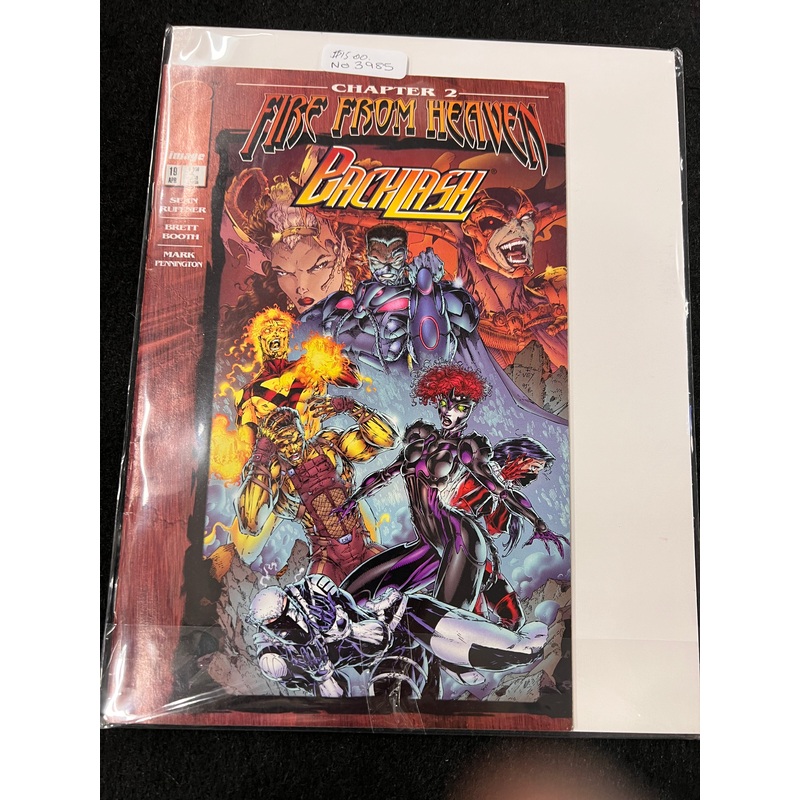 BACKLASH #19  Fire from Heaven: Chapter 2  (1994 Image)