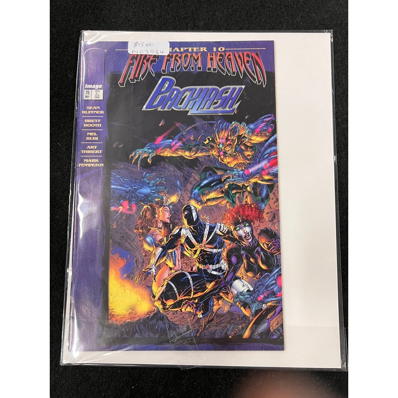 BACKLASH #20  Fire from Heaven: Chapter 10  (1994 Image)