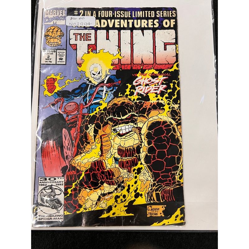 The Adventures Of The Thing Vol 1 #2 May 1992 Marvel Comics Comic Book
