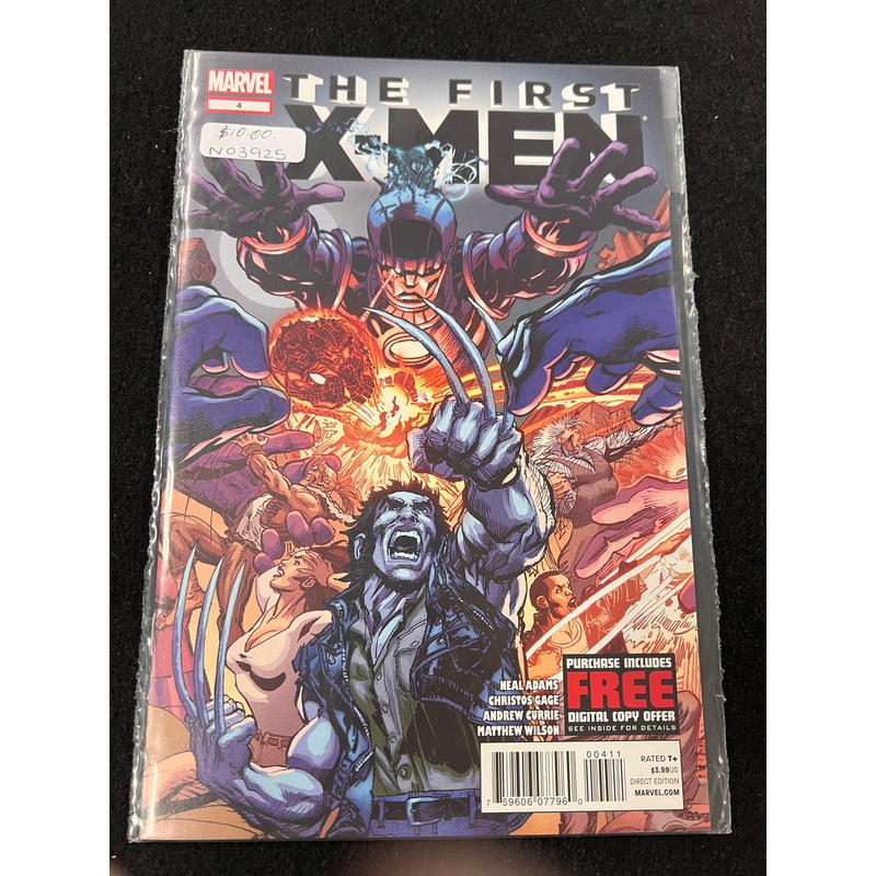 The First X-Men #4 (2012-2013) Marvel Comics, Neal Adams Cover,