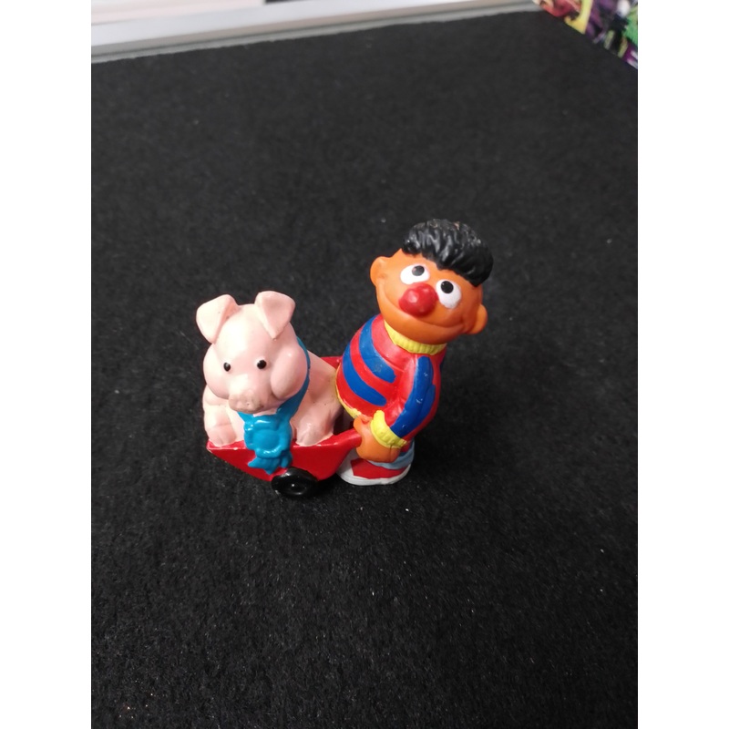 Vintage Sesame Street Muppets Applause Figurine Ernie & Pig Figure Toy – N05092