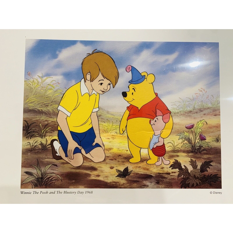 Winnie the Pooh And The Blustery Day 1968 Printed In England