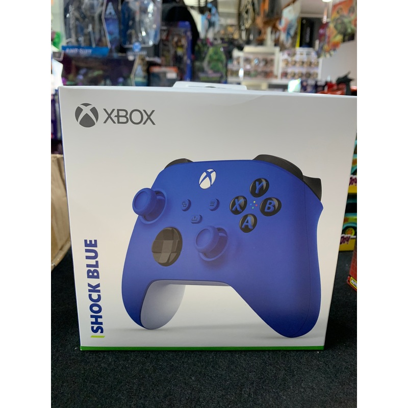 Xbox shock blue wireless controller