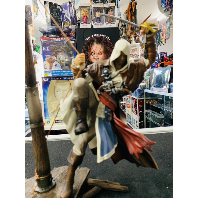 Assassins Creed Black Flag Statue Only With Box Art Work Soundtrack N05256