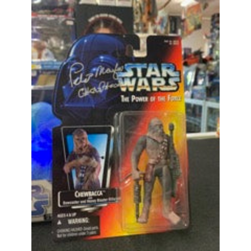 Star Wars Kenner Chewbacca Signed by Peter Mayhew 1995 Collector Ideal N05162