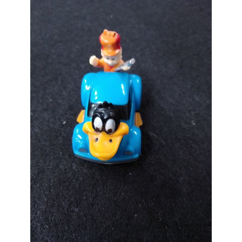 Vintage 1990 Warner Bros Daffy Duck Dragster With Elmer Fudd – N05087