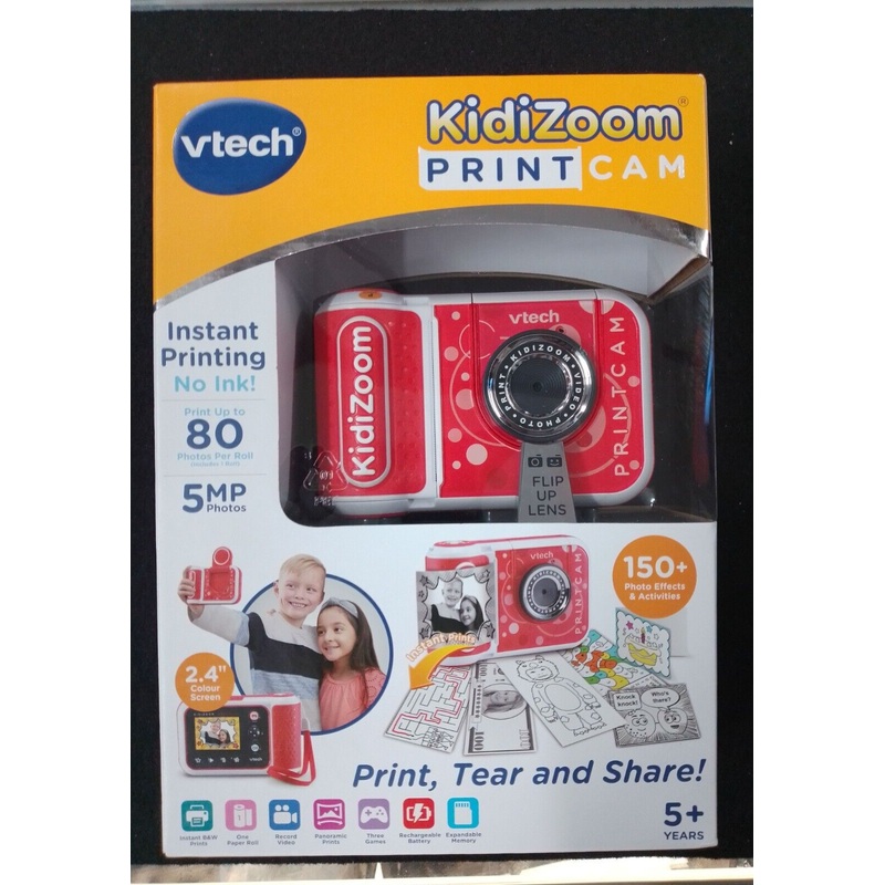 VTech KidiZoom PrintCam – Red/White – N05306