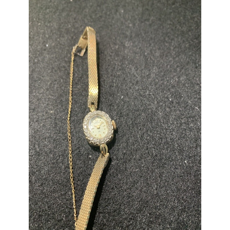 14k gold Hamilton Diamond Watch Vintage A Real Piece Of Art Ladies Watch N05539