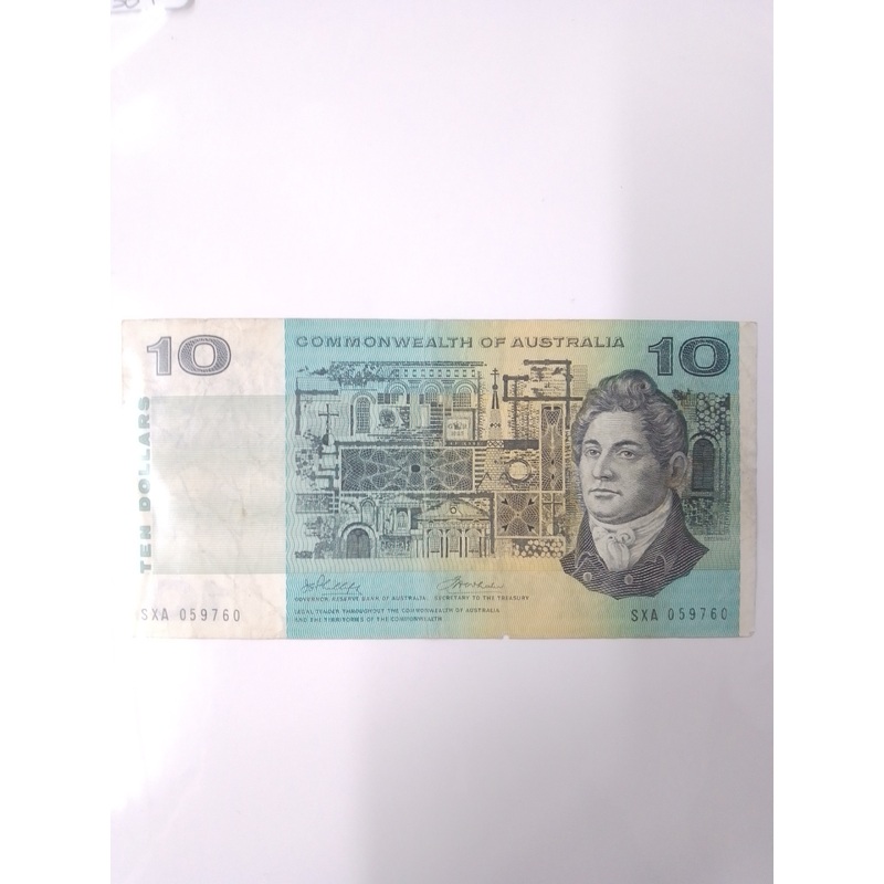Australian 10 dollar Old Bank Note – N05369