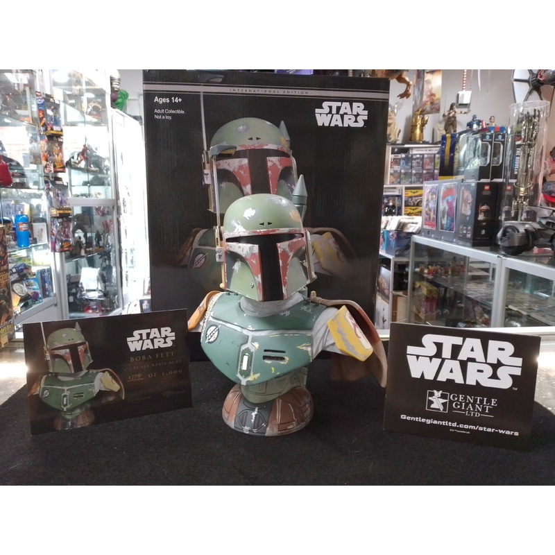 Star Wars Boba Fett 1/2 Scale Resin Bust – Legends In 3 Dimensions – N05749