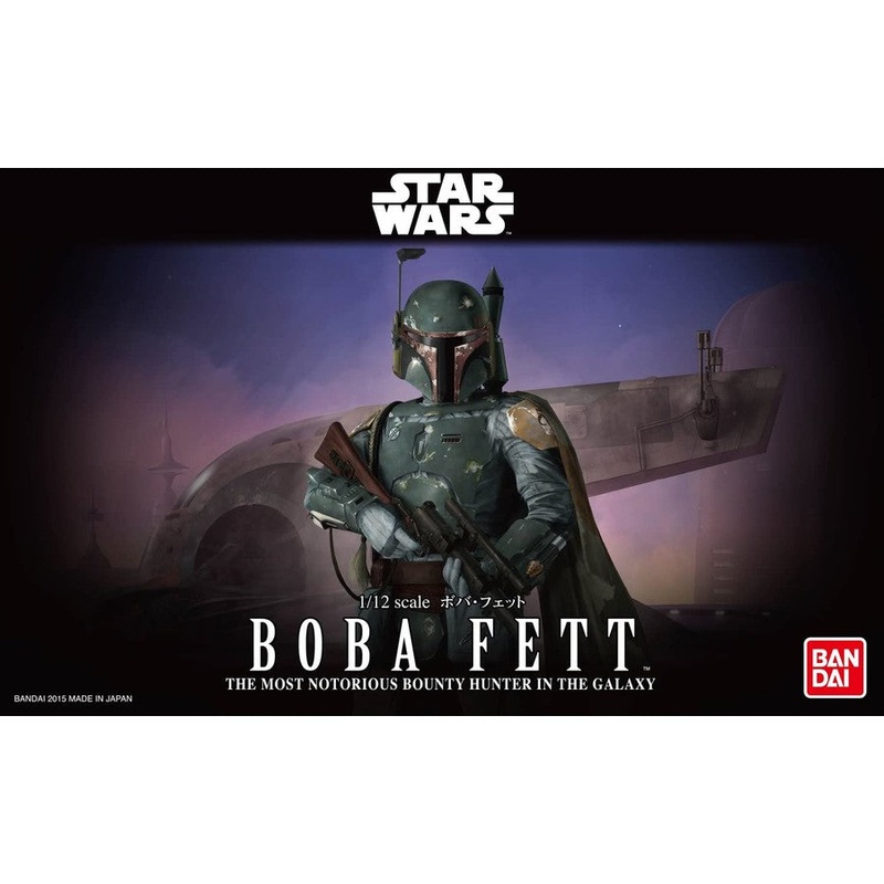 Bandai Star Wars – Boba Fett Model Kit 1/12 Scale – N06372
