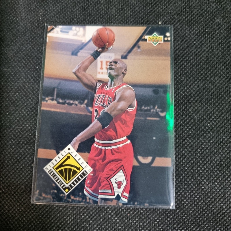 1993-94 Upperdeck Basketball Michael Jordan #438 Breakaway Threats