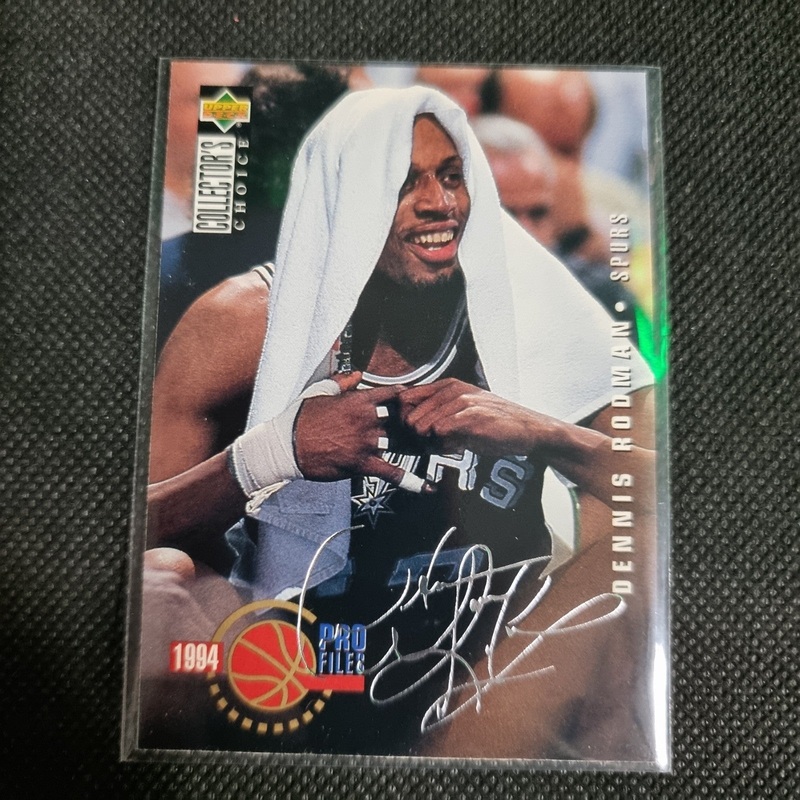 1994-95 Upper Deck Collector’s Choice #202 Dennis Rodman Pro Files