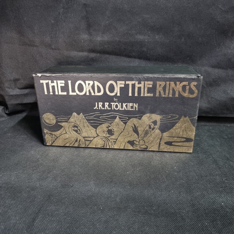 THE LORD OF THE RINGS Cassette Tape Box Set Audio Book 13 Tapes Map JRR Tolkien