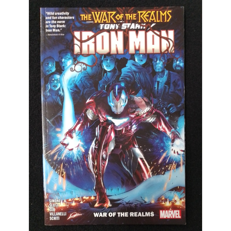 Tony Stark : Iron Man War Of The Realms 3 Marvel Graphic Novel – N06530