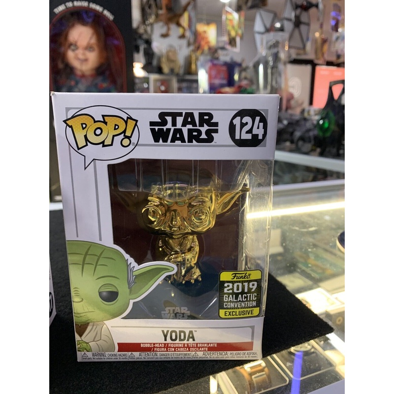 Star Wars Funko Pop – Yoda (Metallic Gold) – No. 124 – n06577