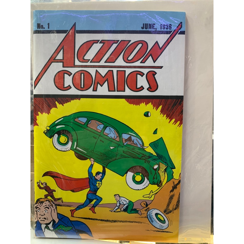 Action comics june 1938 reprint first Superman comic