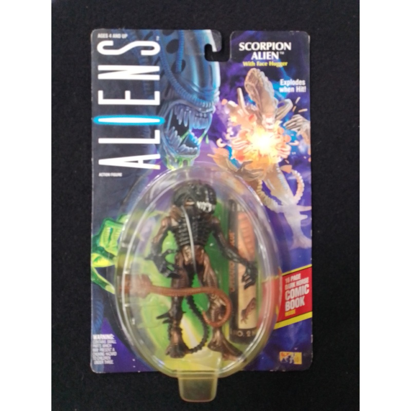 Aliens Scorpion Alien With Face Hugger Action Figurine – Kenner 1992 – N07023