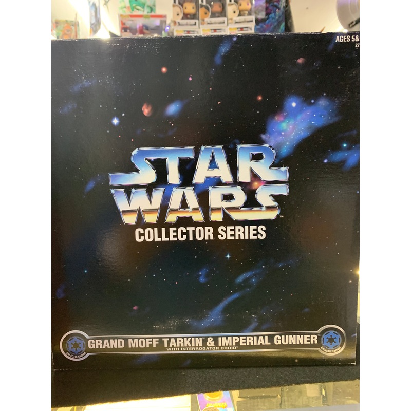 Star Wars collector series imperial gunner and cran moff tarkin kenner 1997