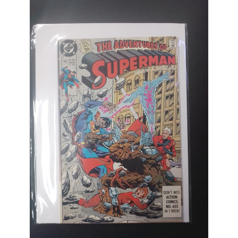 The Adventures Of Superman #466 DC Comics Comic Book – N07948