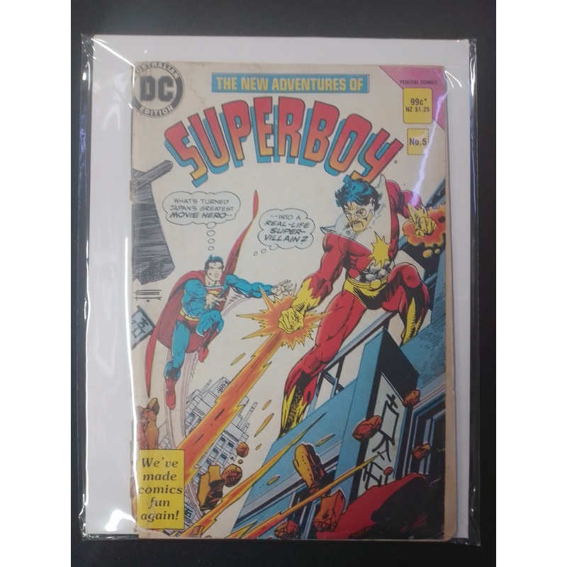 The New Adventures Of Superboy No 5 DC Comic Book – N07950
