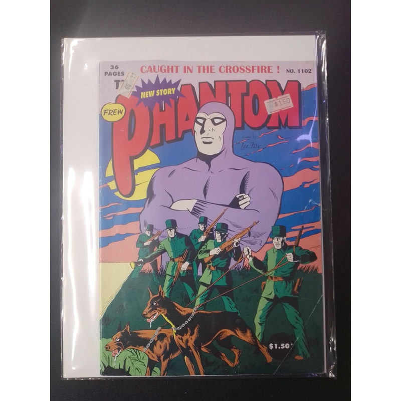 The Phantom No 1102 Caught In The Crossfire!  – Comic Book – N07929