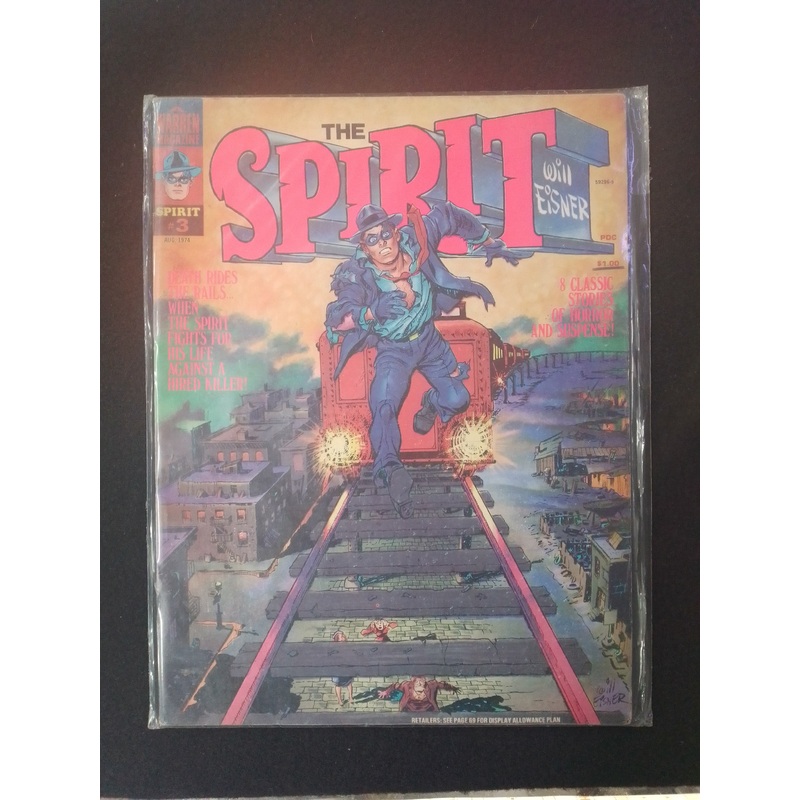 The Spirit #3 By Will Eisner Aug 1974 Comic Book – N07921