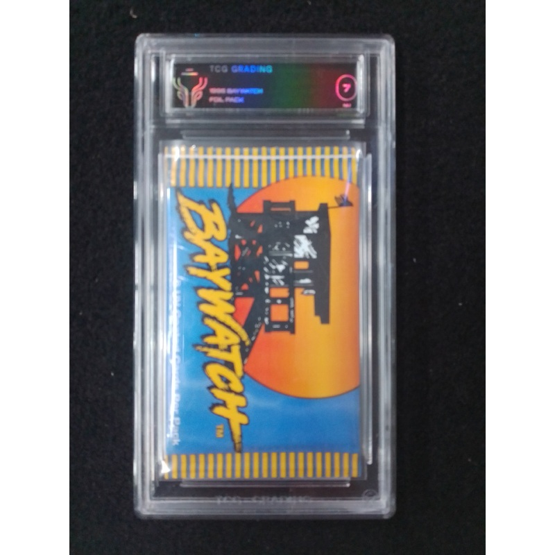 1996 Baywatch Card Foil Pack Graded 7 – N08510