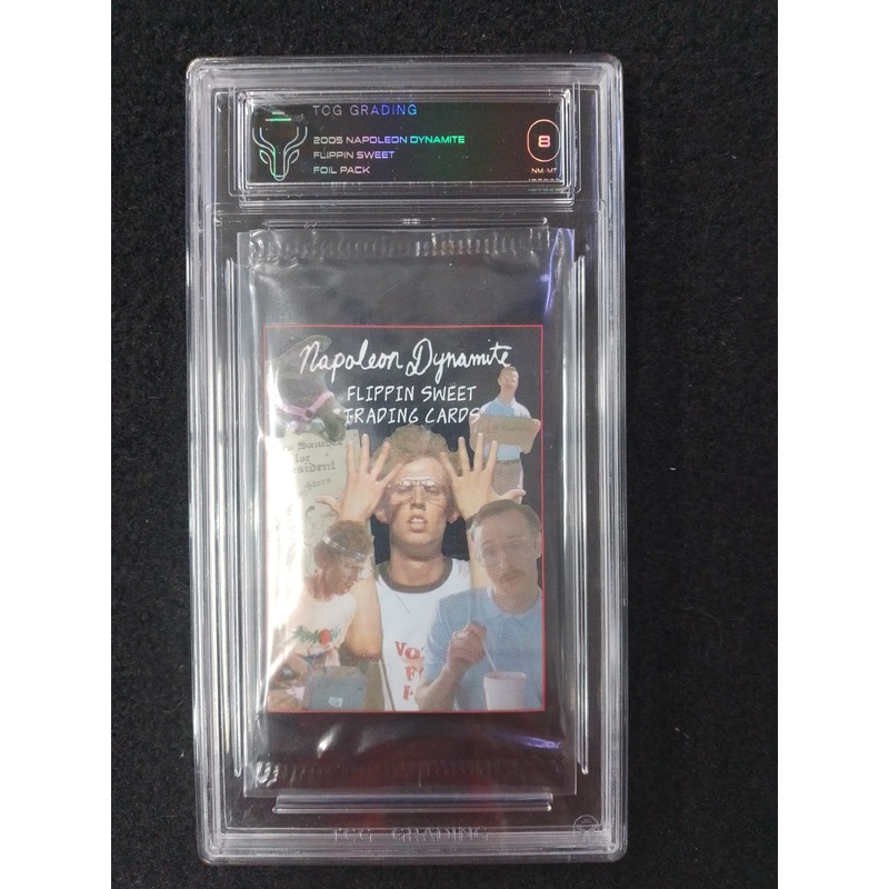 2005 Napoleon Dynamite Flippin Sweet Card Foil Pack Graded 8 – N08509