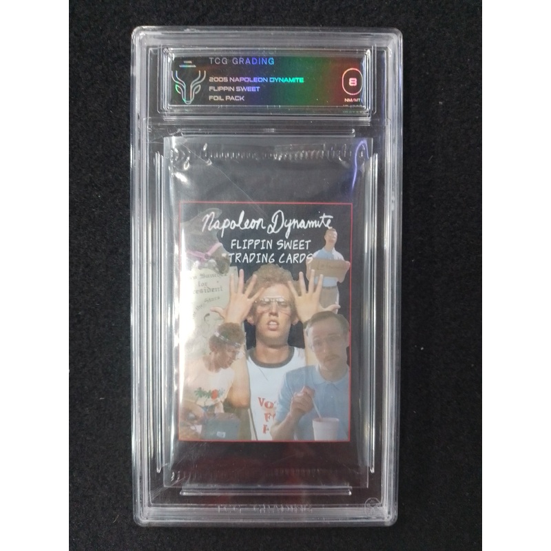 2005 Napoleon Dynamite Flippin Sweet Card Foil Pack Graded 8 – N08511