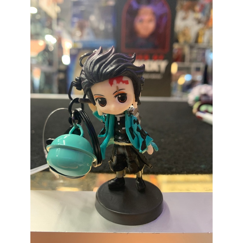 Animated statue key ring