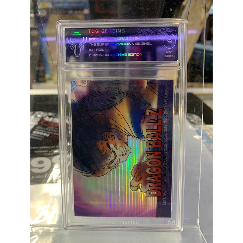 TGC 2000 artbox dragon Z the super show down graded card