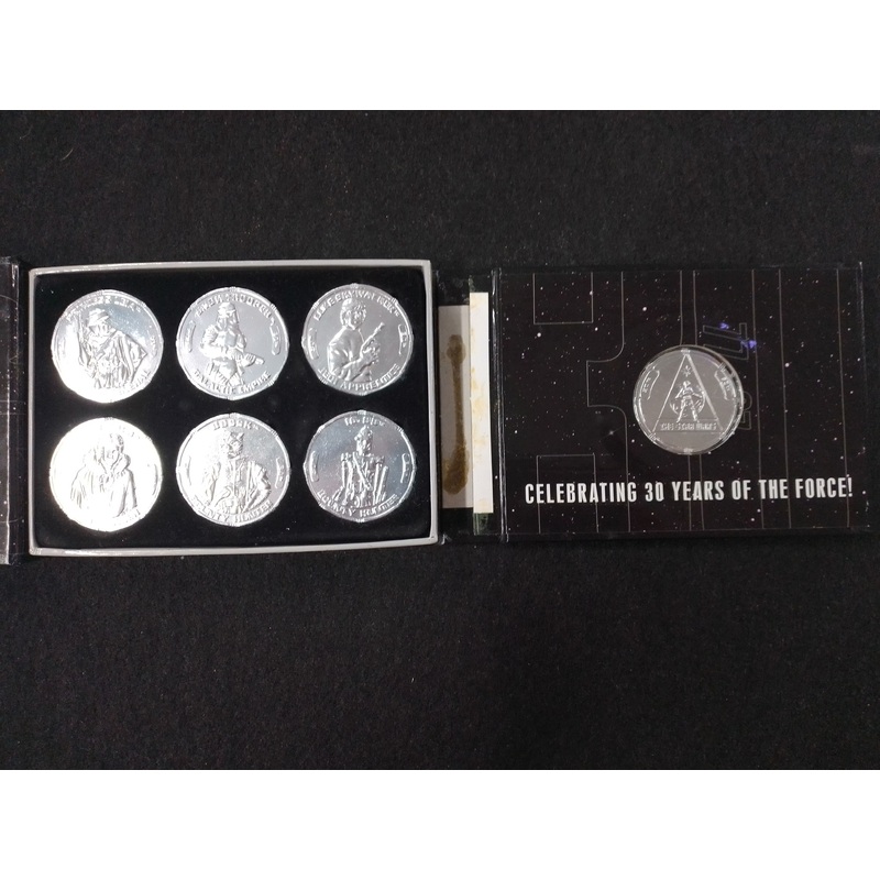 Star Wars 30th Anniversary 2007 VINTAGE COIN SET (Ultimate Galactic Hunt) – N08799