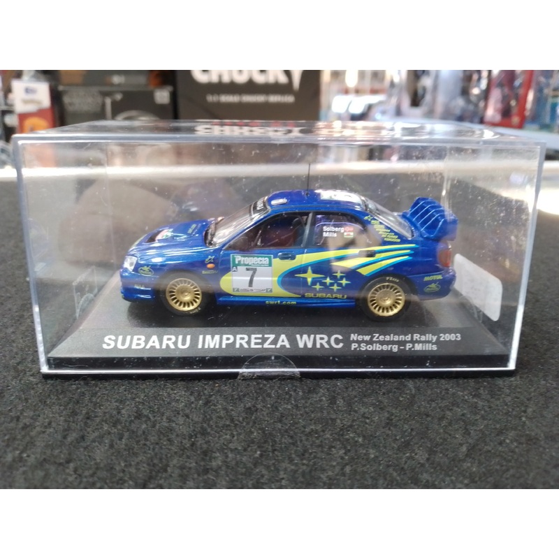 Subaru Impreza WRC New Zealand Rally 2003 Die Cast 1:43 Scale Model Car – N08848