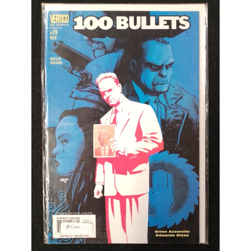 100 Bullets Issue 20 – Vertigo Comics  – By Brian Azarello Comic Book – N09074