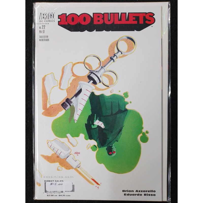 100 Bullets Issue 22 – Vertigo Comics  – By Brian Azarello Comic Book – N09070