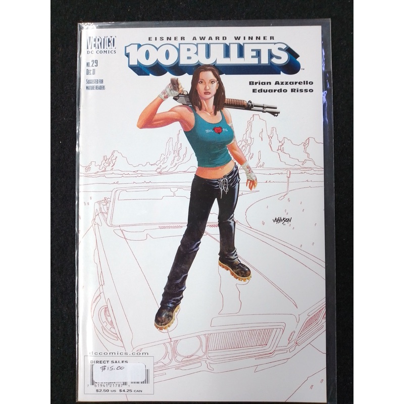 100 Bullets Issue 29 – Vertigo Comics  – By Brian Azarello Comic Book – N09077