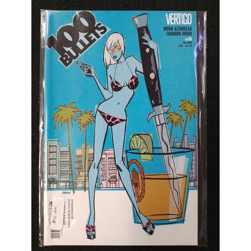 100 Bullets Issue 60 – Vertigo Comics  – By Brian Azarello Comic Book – N09066