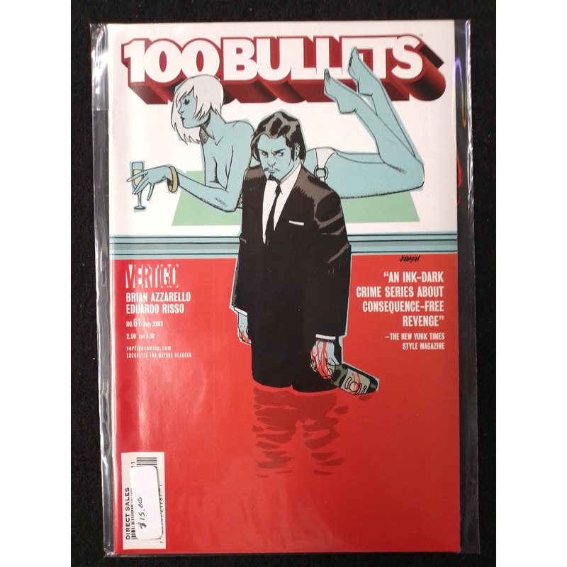 100 Bullets Issue 61 – Vertigo Comics  – By Brian Azarello Comic Book – N09073