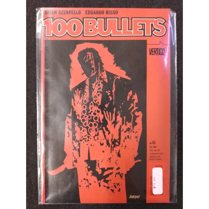 100 Bullets Issue 65 – Vertigo Comics  – By Brian Azarello Comic Book – N09049