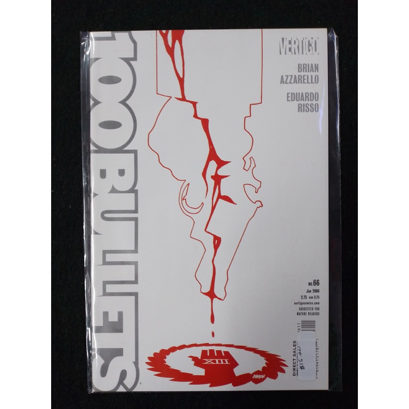 100 Bullets Issue 66 – Vertigo Comics  – By Brian Azarello Comic Book – N09050