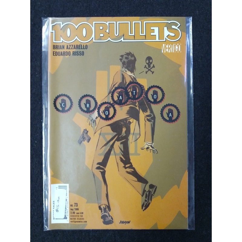 100 Bullets Issue 73 – Vertigo Comics  – By Brian Azarello Comic Book – N09068