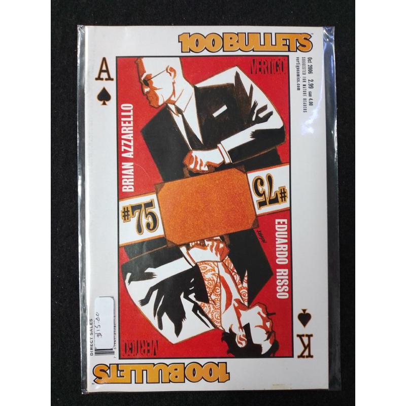 100 Bullets Issue 75 – Vertigo Comics  – By Brian Azarello Comic Book – N09047