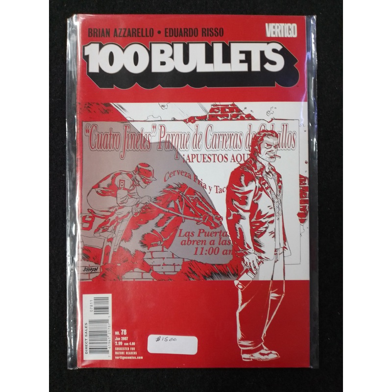 100 Bullets Issue 78 – Vertigo Comics  – By Brian Azarello Comic Book – N09052