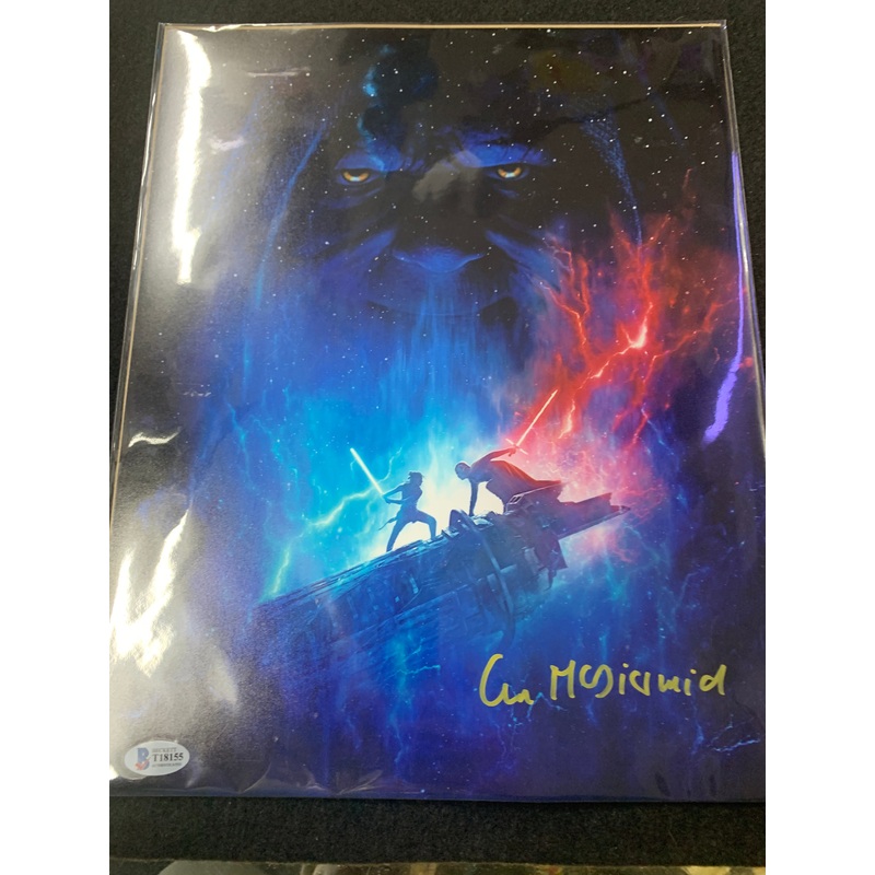 Star Wars Dark Lord signed with certificate of authenticity with Beckett