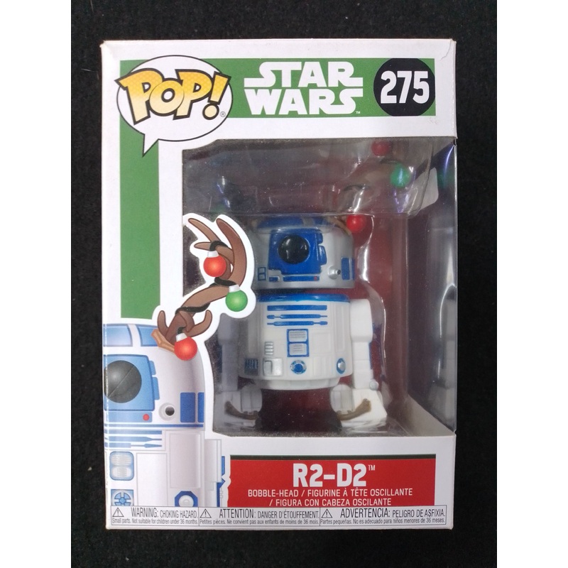 STAR WARS – R2-D2 WITH ANTLERS CHRISTMAS HOLIDAY #275 POP VINYL FUNKO – N09031
