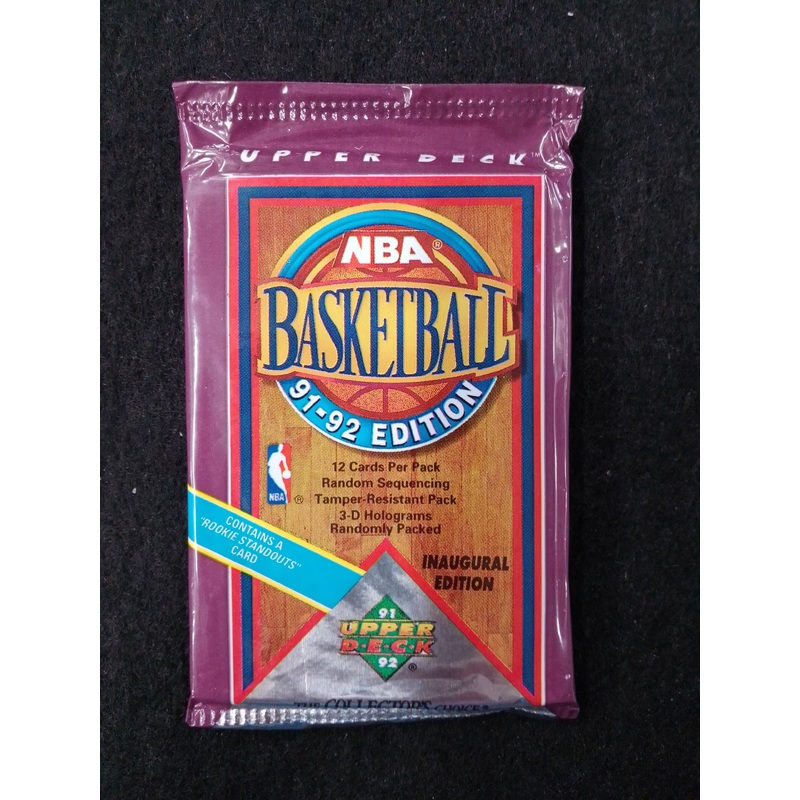 Upper Deck 1991-92 NBA Basketball Trading Card Pack – N09021