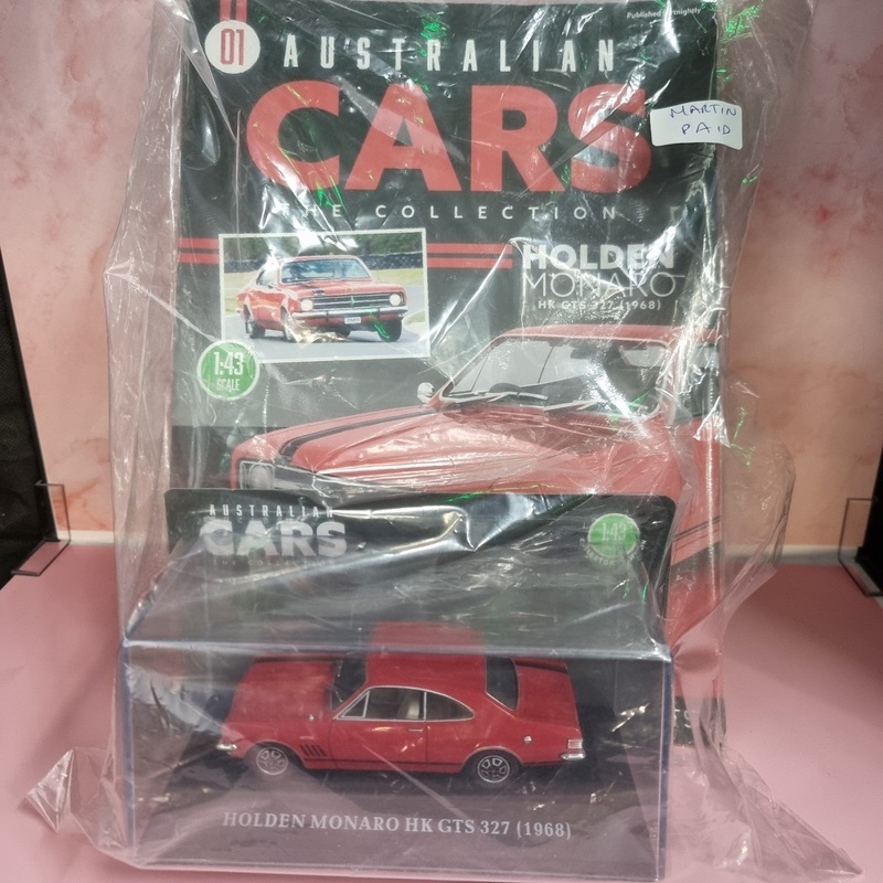 1/43 1968 Holden Monaro HK GTS 327 Australian Cars The Collection Issue
